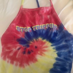Stop trippin halter top